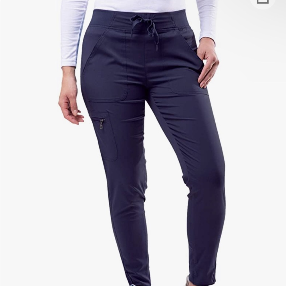 ADAR skinny scrub pants